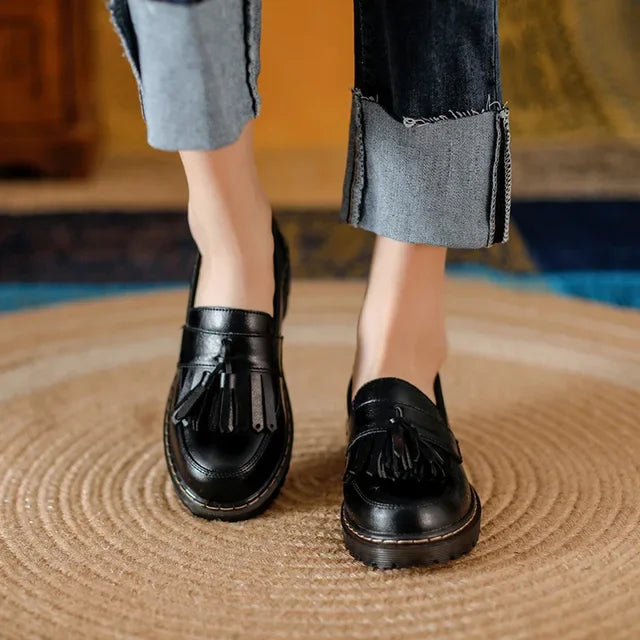 Chunky Tassel Loafers