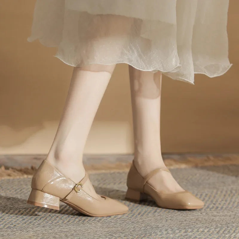 Square Head Mary Janes