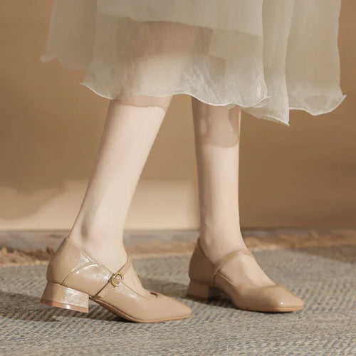 Square Head Mary Janes