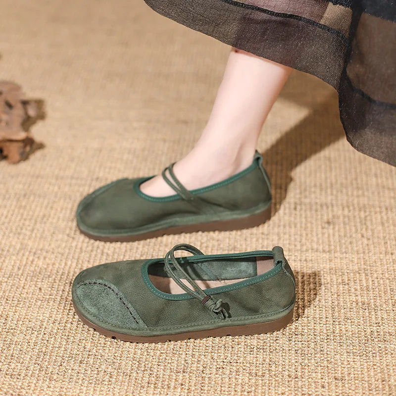 Flat Vintage Mary Jane Shoes