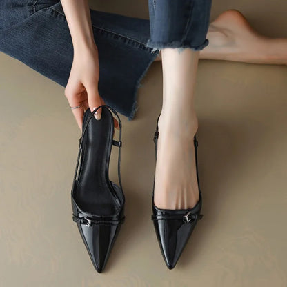 Patent Slingback Pumps