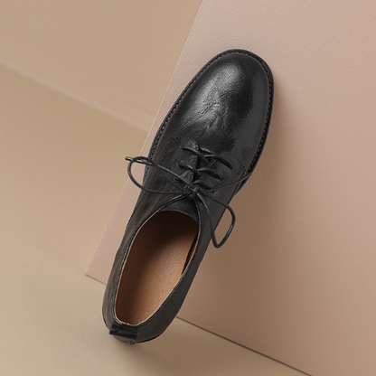 Round Toe Derby Shoes