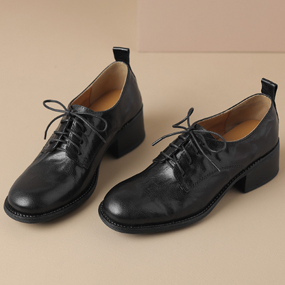 Round Toe Derby Shoes