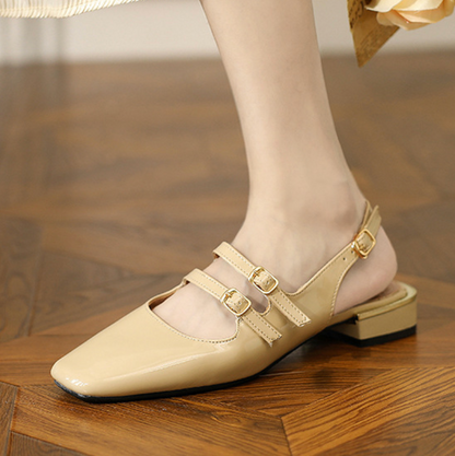 Multi-Strap Slingback Mary Jane