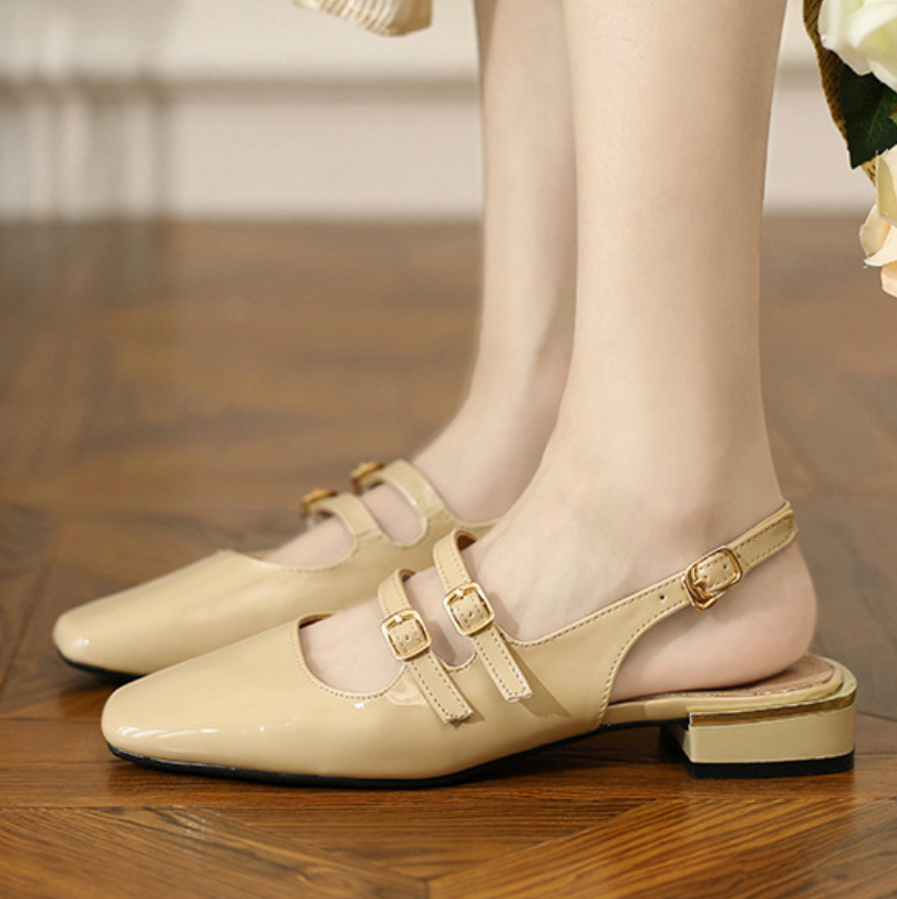 Multi-Strap Slingback Mary Jane
