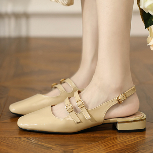 Multi-Strap Slingback Mary Jane