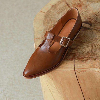 Pointed Toe Solid Heels Shoes