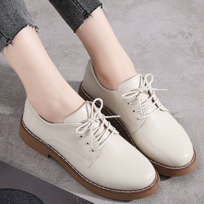 Low-Heel Derby Work Shoes