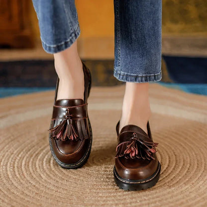 Chunky Tassel Loafers