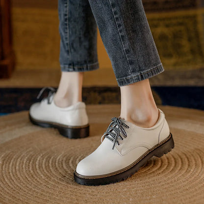 Round Toe Retro Oxfords
