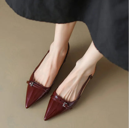Patent Slingback Pumps