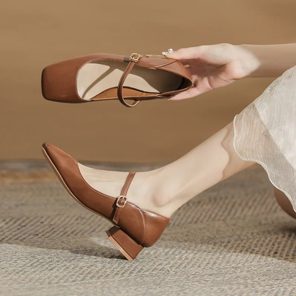 Square Head Mary Janes