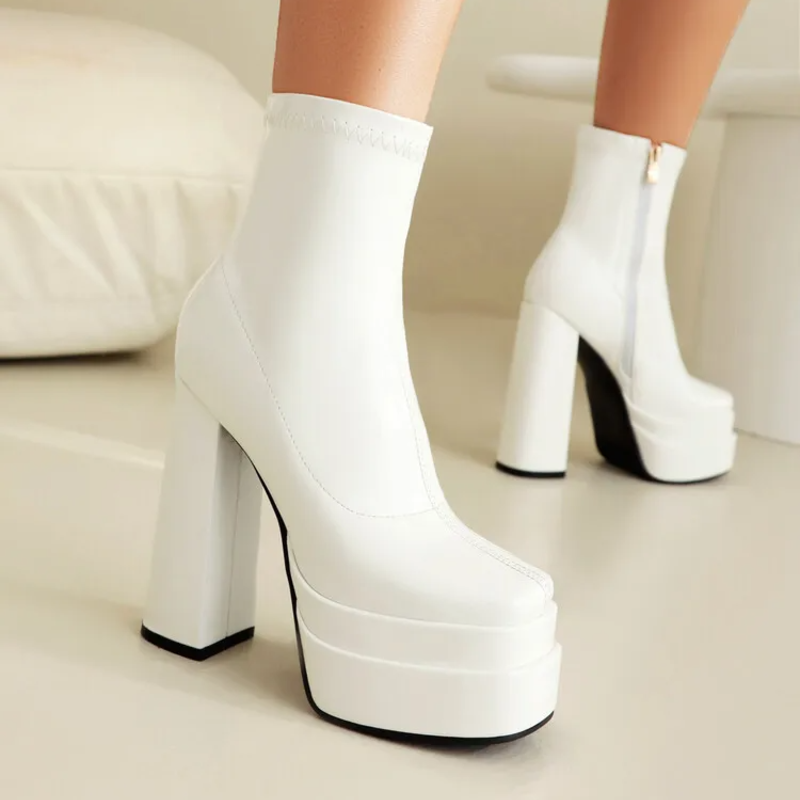Skyline Platform Ankle Boots