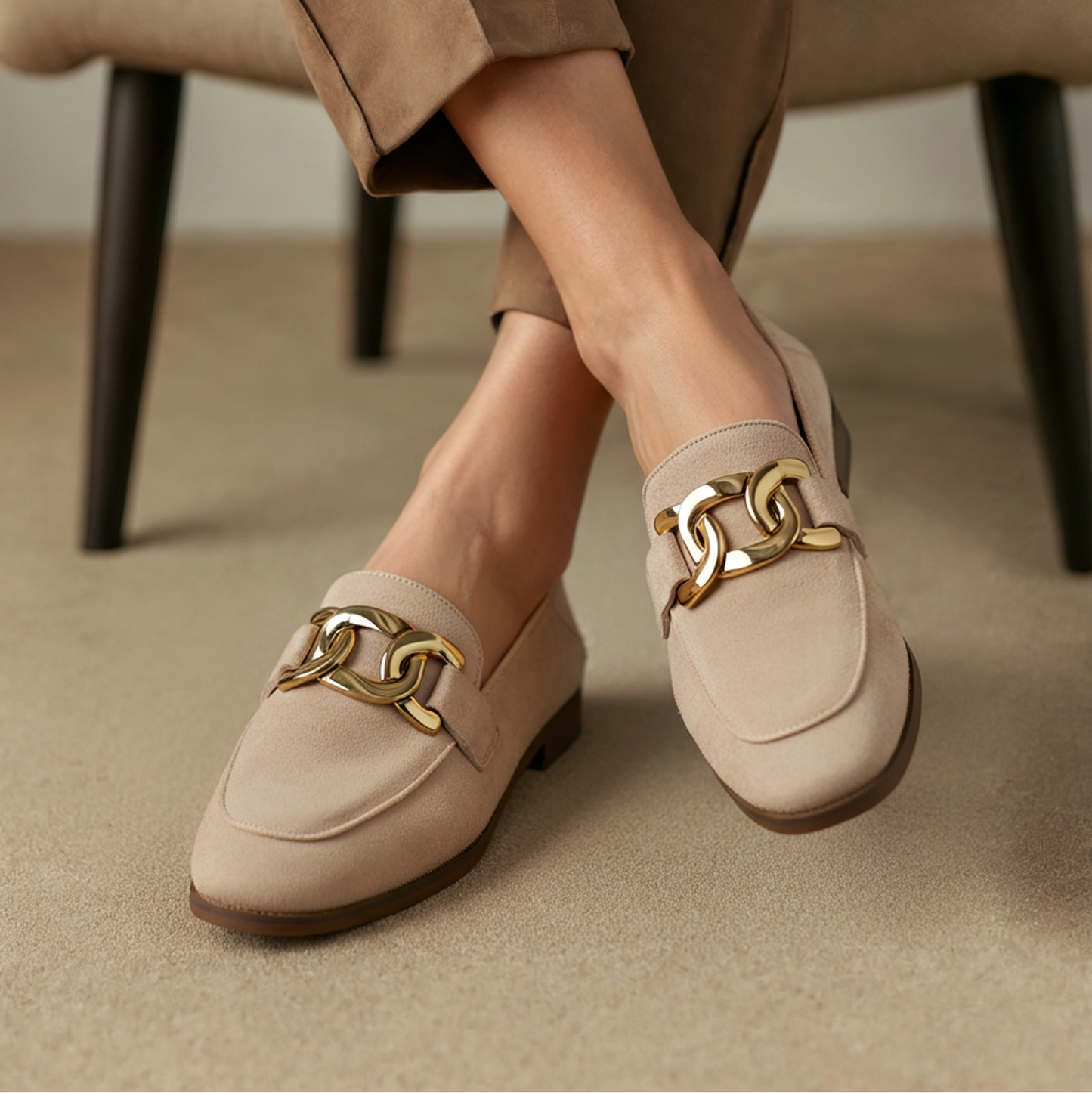 Duchess Suede Loafers