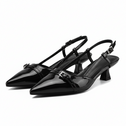 Patent Slingback Pumps