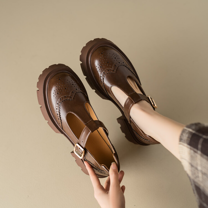 Round Toe Retro Sandals