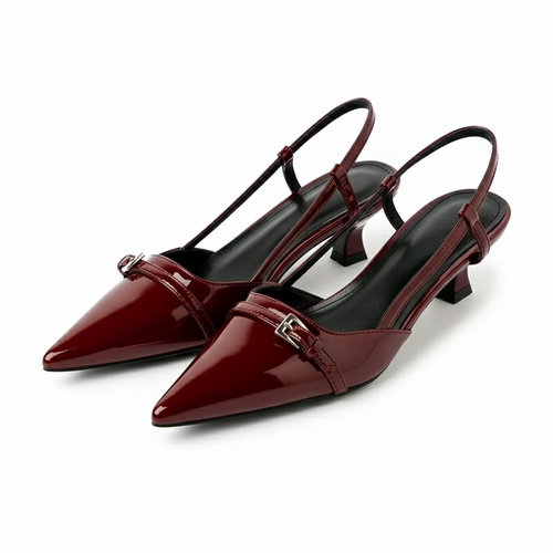 Patent Slingback Pumps